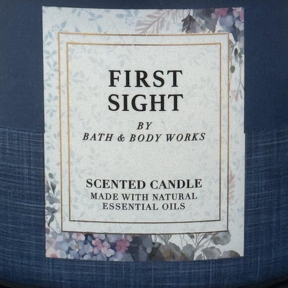 BBW First Sight Bath & Body Works 3 Wick Candle - Picture 3 of 10